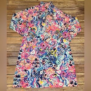 EUC Lilly Pulitzer So Sofishticated Skipper Popover Dress size Medium